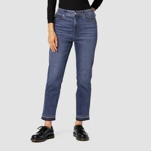 Levis Denizen High Rise Ankle Straight Blue Denim Jeans US Women's 27